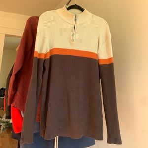 Half zip sweater